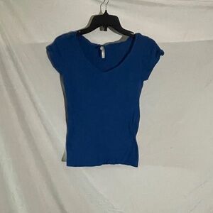 Blue baby tee